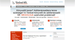 Desktop Screenshot of konyvelo-iroda.info